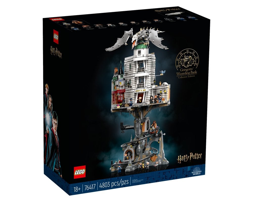 LEGO Harry Potter Goudgrijp Tovenaarsbank 76417 Gringotts, Ophalen of Verzenden, Complete set, Compleet, Lego