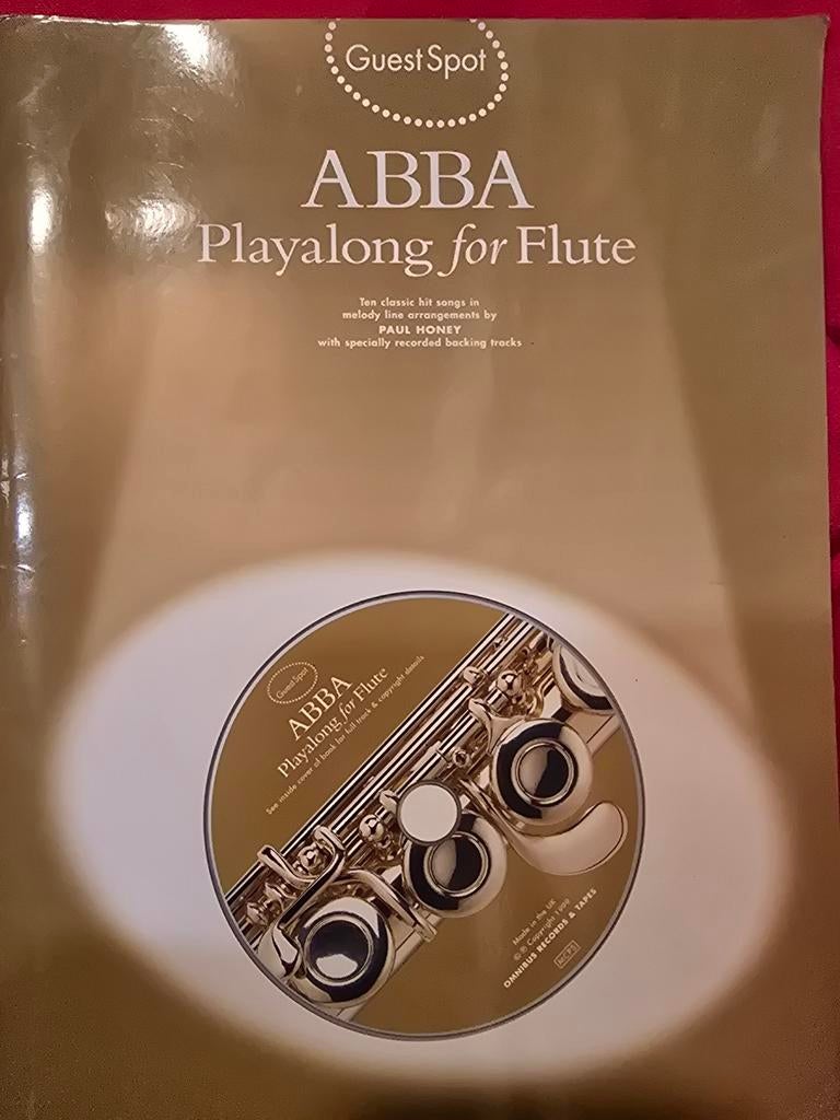 ABBA Playalong for Flute - Muziekboek met CD, Muziek en Instrumenten, Bladmuziek, Dwarsfluit of Piccolo, Ophalen of Verzenden