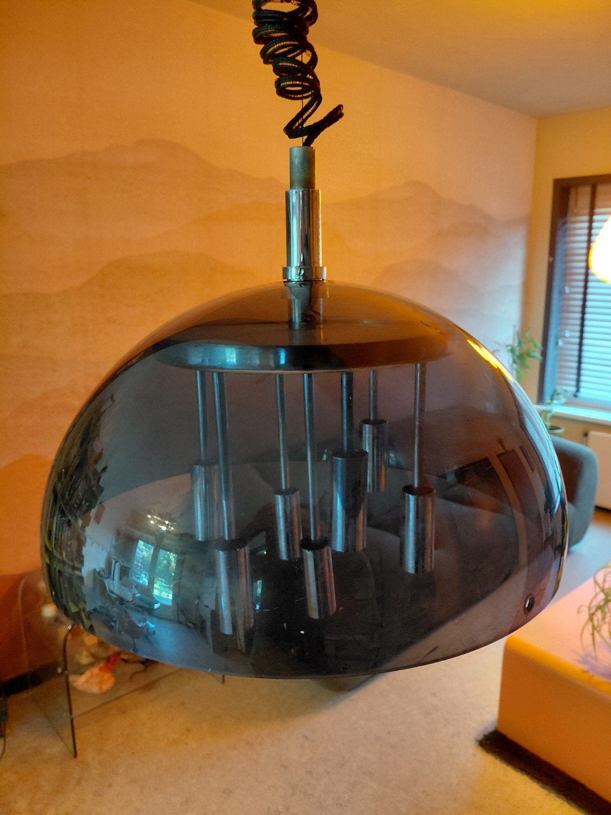 Raak space age hanglamp, Verzenden, Minder dan 50 cm