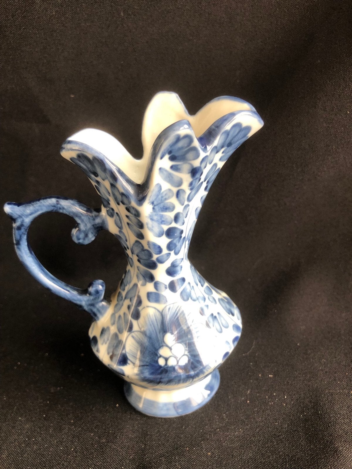 Chinees blauw wit porseleinen kannetje, 15x10x7cm, Ophalen of Verzenden
