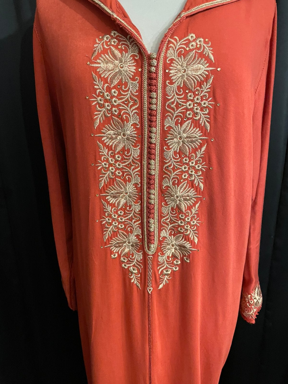 Prachtige Marokkaanse jurk/jelaba/djellaba, Maat 42/44 (L), Ophalen of Verzenden, Zo goed als nieuw, Roze