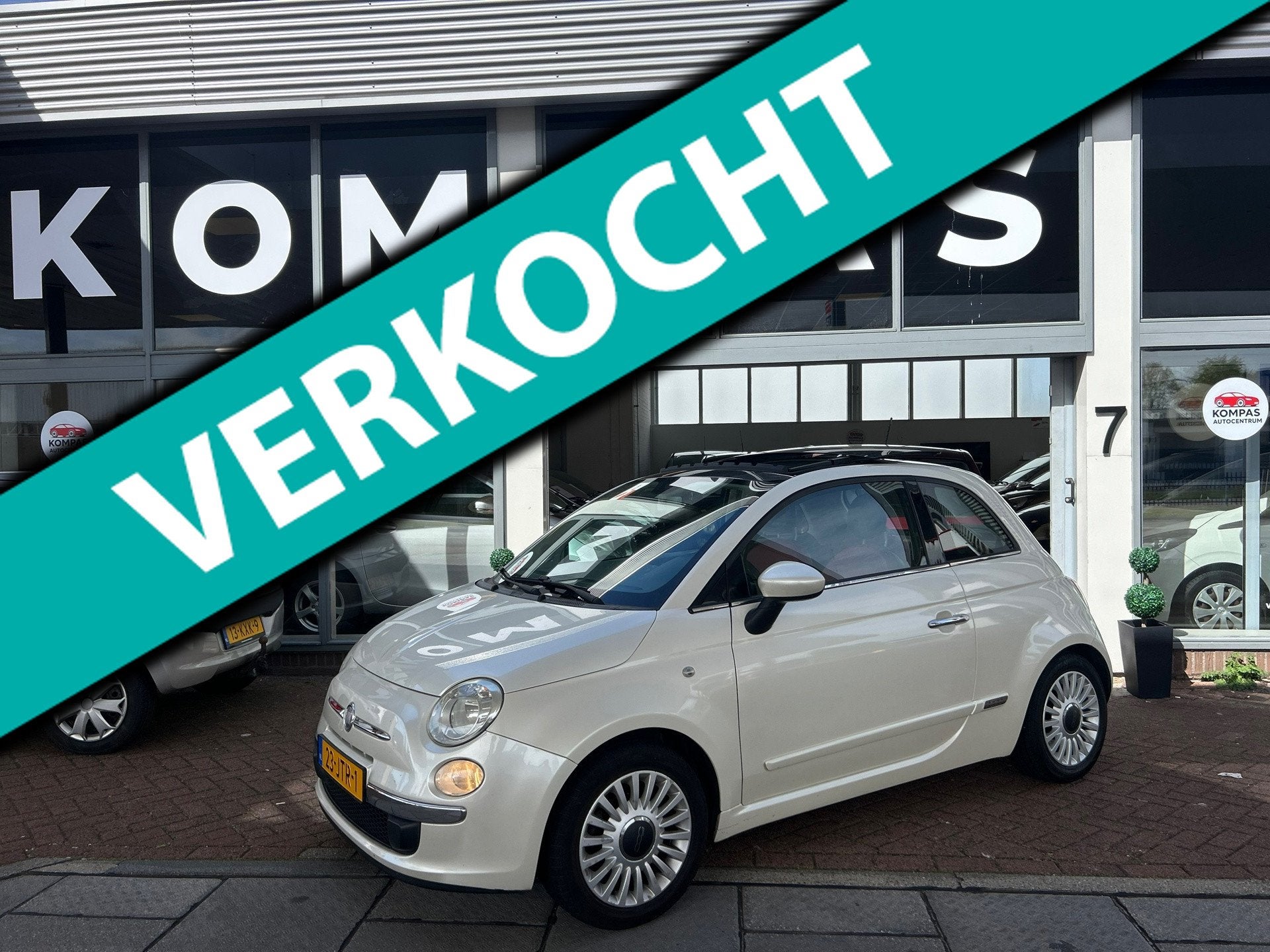 Fiat 500 1.2 Lounge |AUTOMAAT|CARPLAY|NAP|PANO|AIRCO|NW.Apk|, Auto's, Euro 5, Gebruikt, 1242 cc, USB