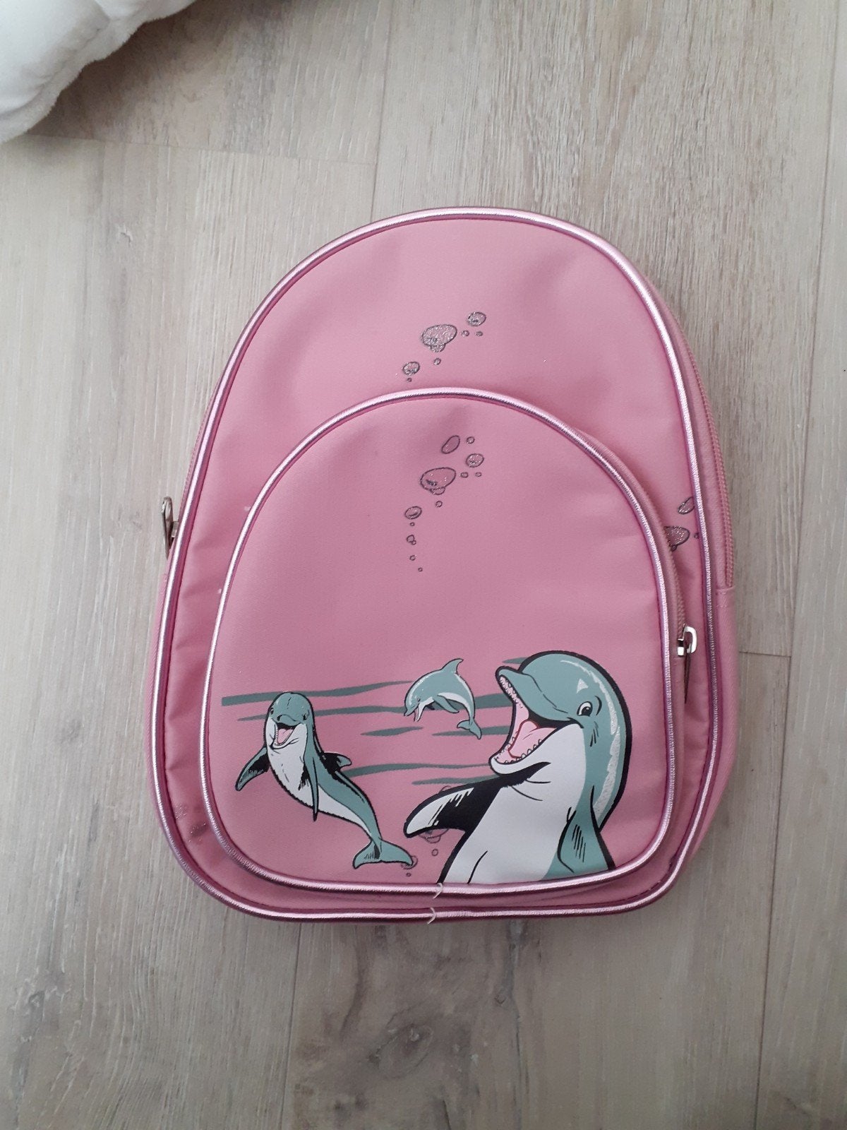 Roze rugtas dolfijn nieuw!, Overige merken, 25 tot 40 cm, Nieuw, Ophalen of Verzenden