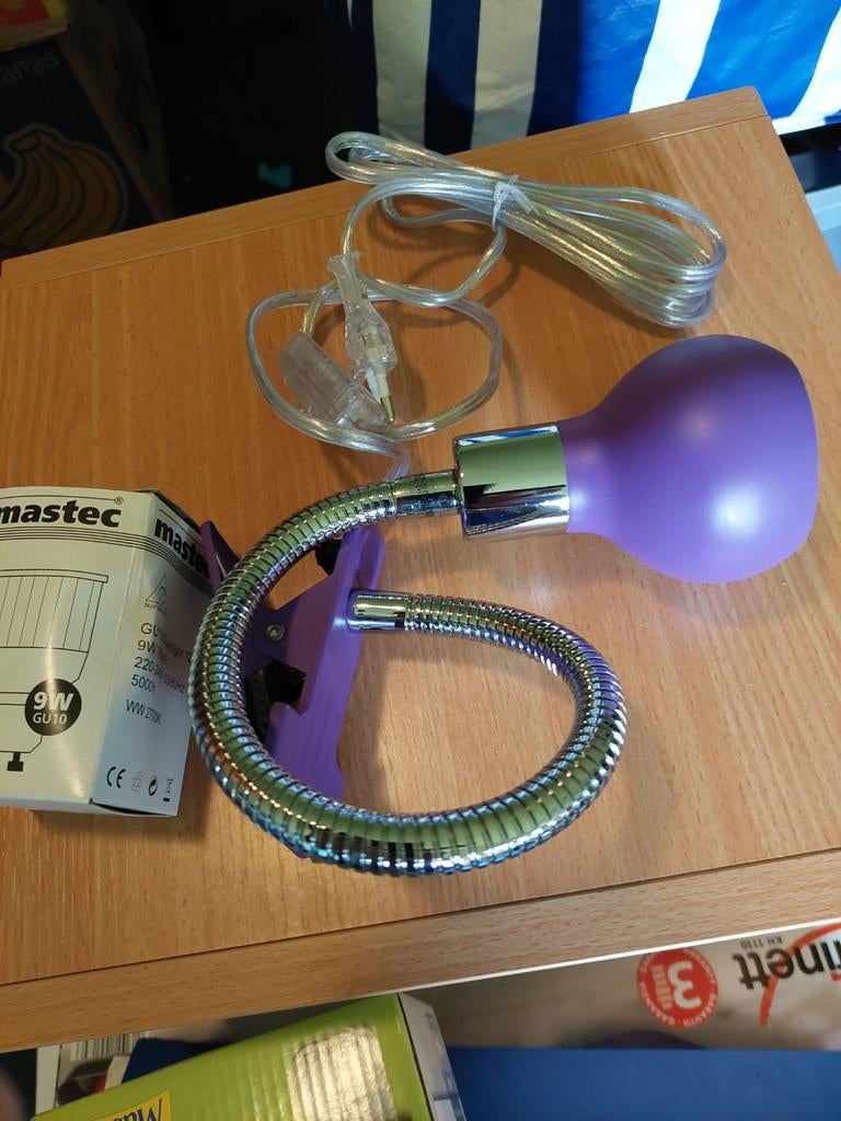 Buro lamp spotje massive tomba met klem, Ophalen of Verzenden, Nieuw