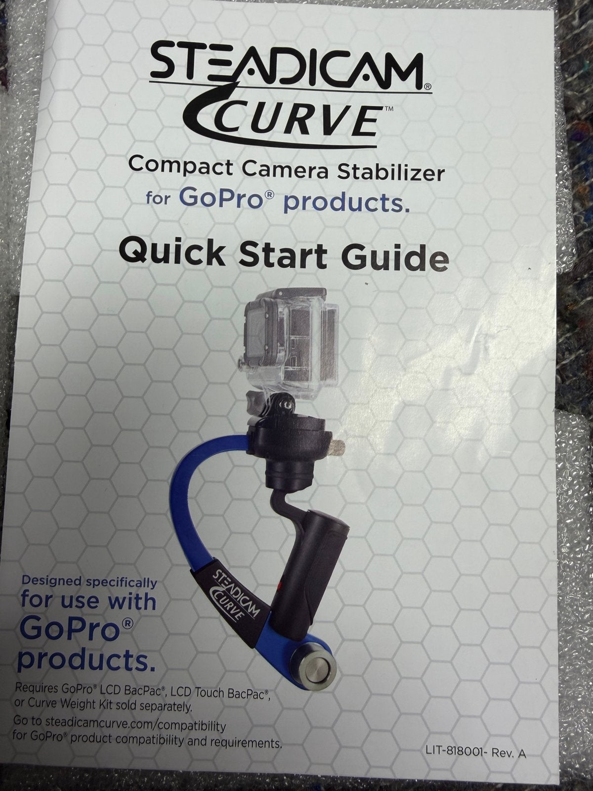 Steadicam Curve Compact Camera Stabilizer voor GoPro, Overige merken, Overige typen, Ophalen of Verzenden, Nieuw