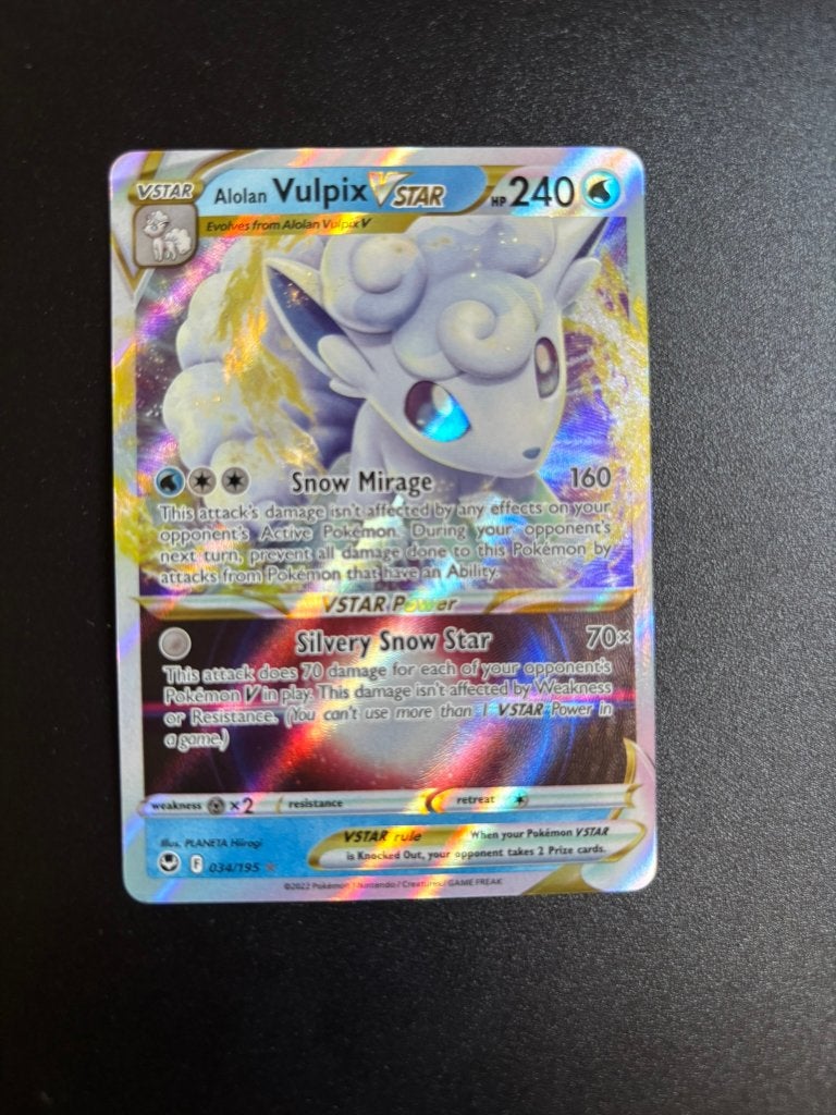 Alolan Vulpix VSTAR (SIT 034), Ophalen of Verzenden, Zo goed als nieuw