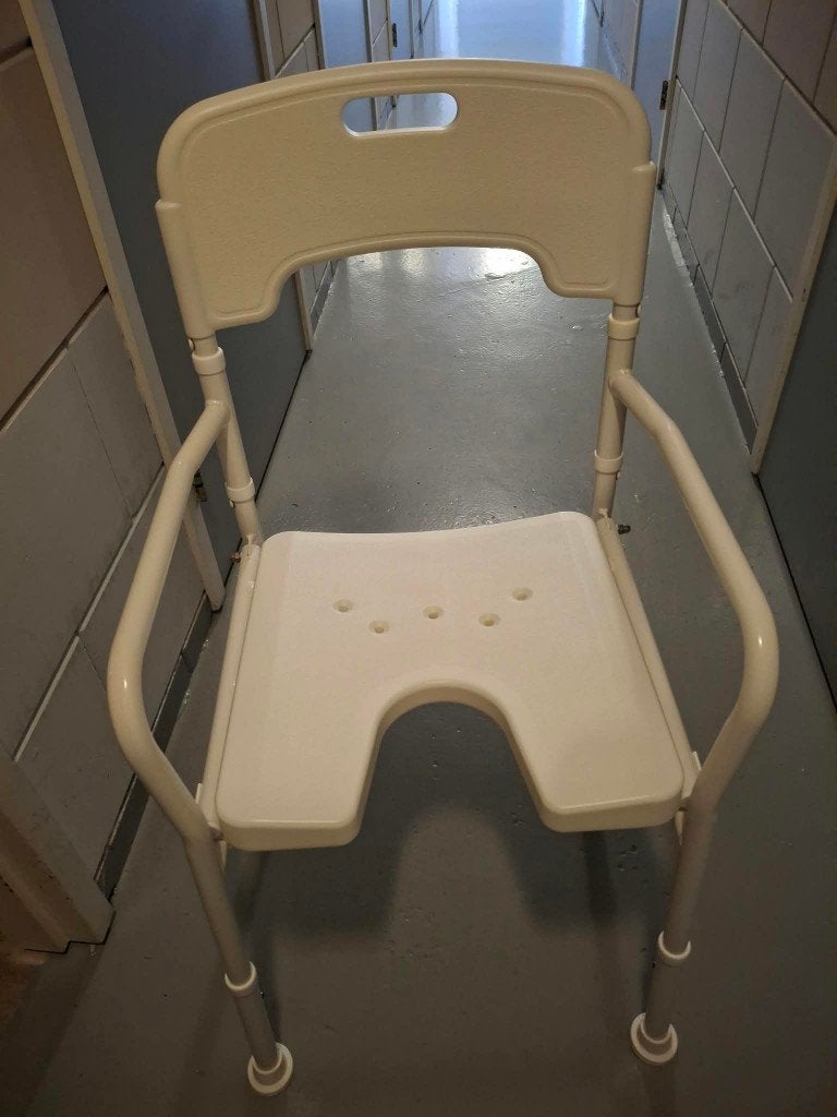 Douchestoel inklapbaar, Diversen, Ophalen, Zo goed als nieuw