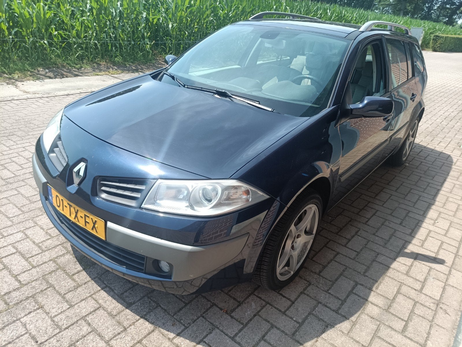 Renault Mégane 1.6 16V 82KW Grand Tour 2007 Blauw, Blauw, Stationwagon, Handgeschakeld, Particulier