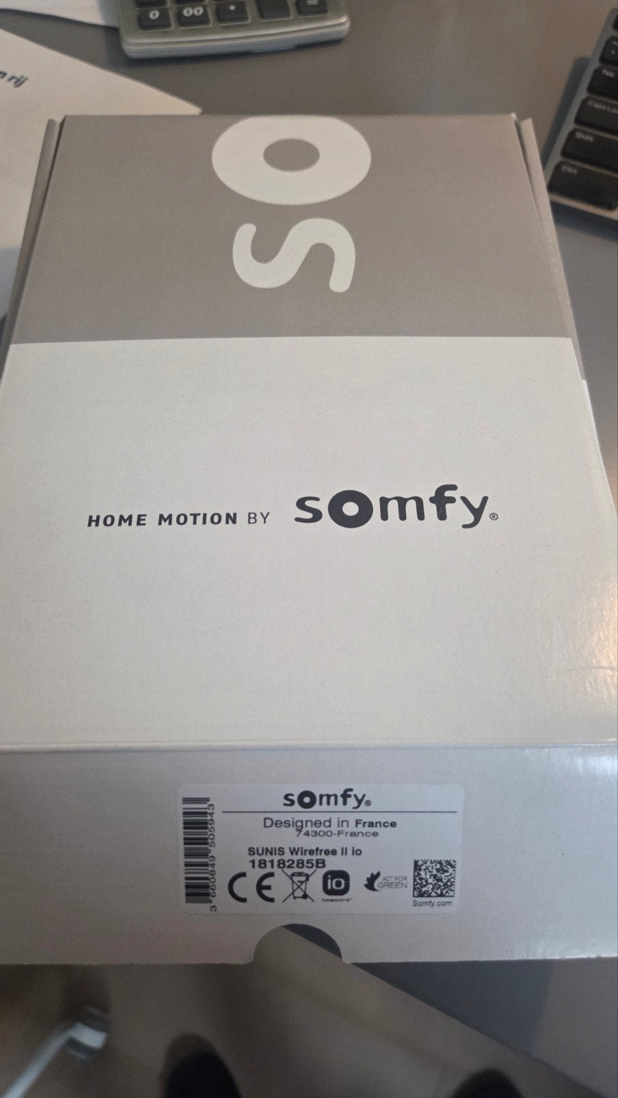 Somfy Sunis Wirefree II io zonnesensor, Ophalen of Verzenden, Nieuw