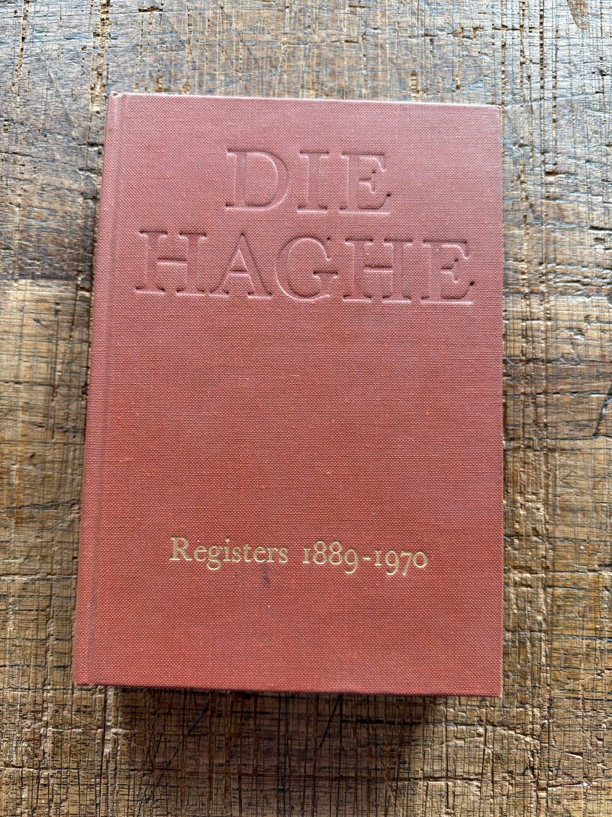 Die Haghe Registers 1889-1970 - Geschiedkundige Vereniging, Ophalen of Verzenden, 20e eeuw of later, Gelezen
