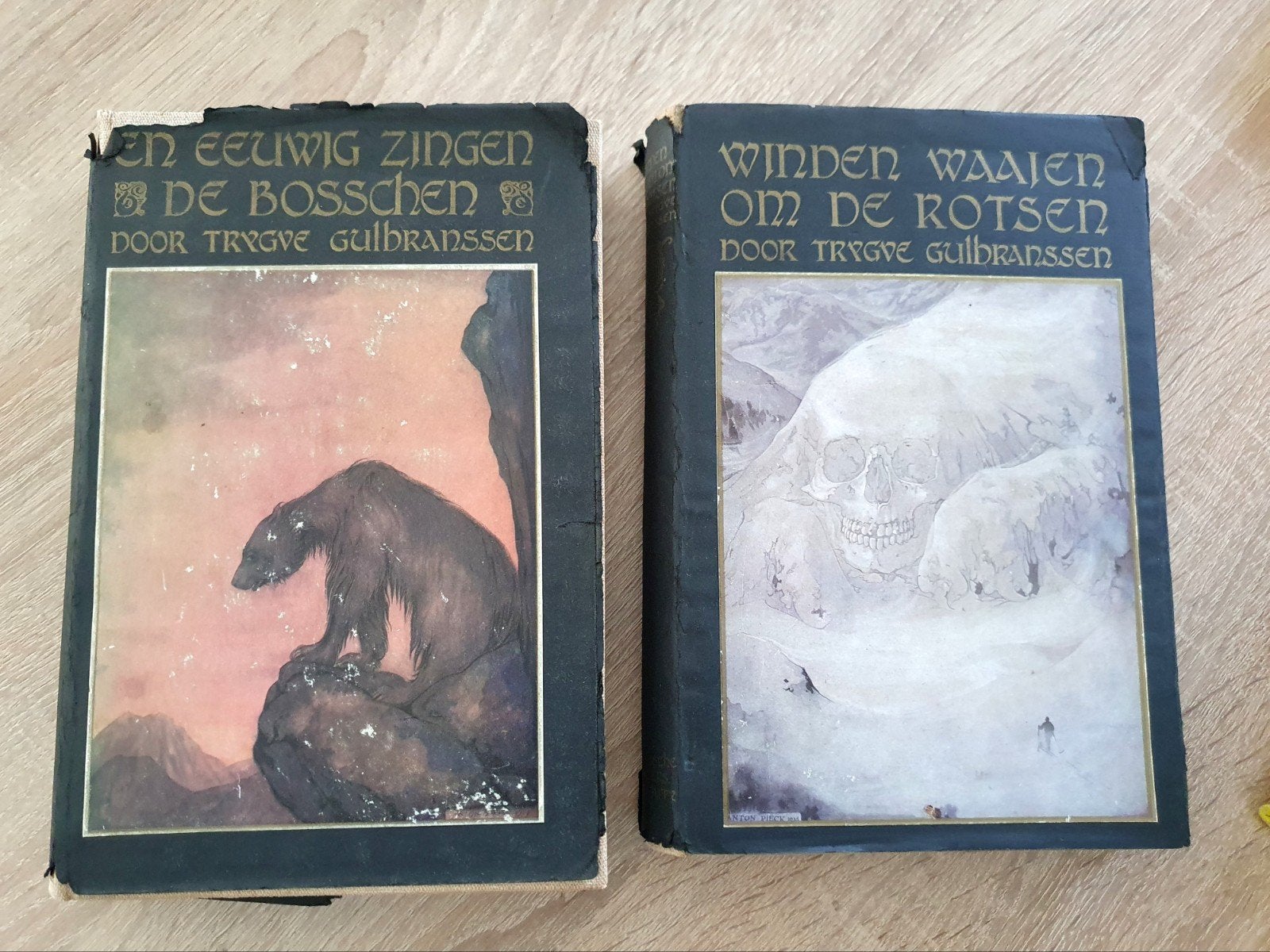 2 x Trygve Gulbranssen met illustraties Anton Pieck, Ophalen of Verzenden, Trygve Gulbranssen