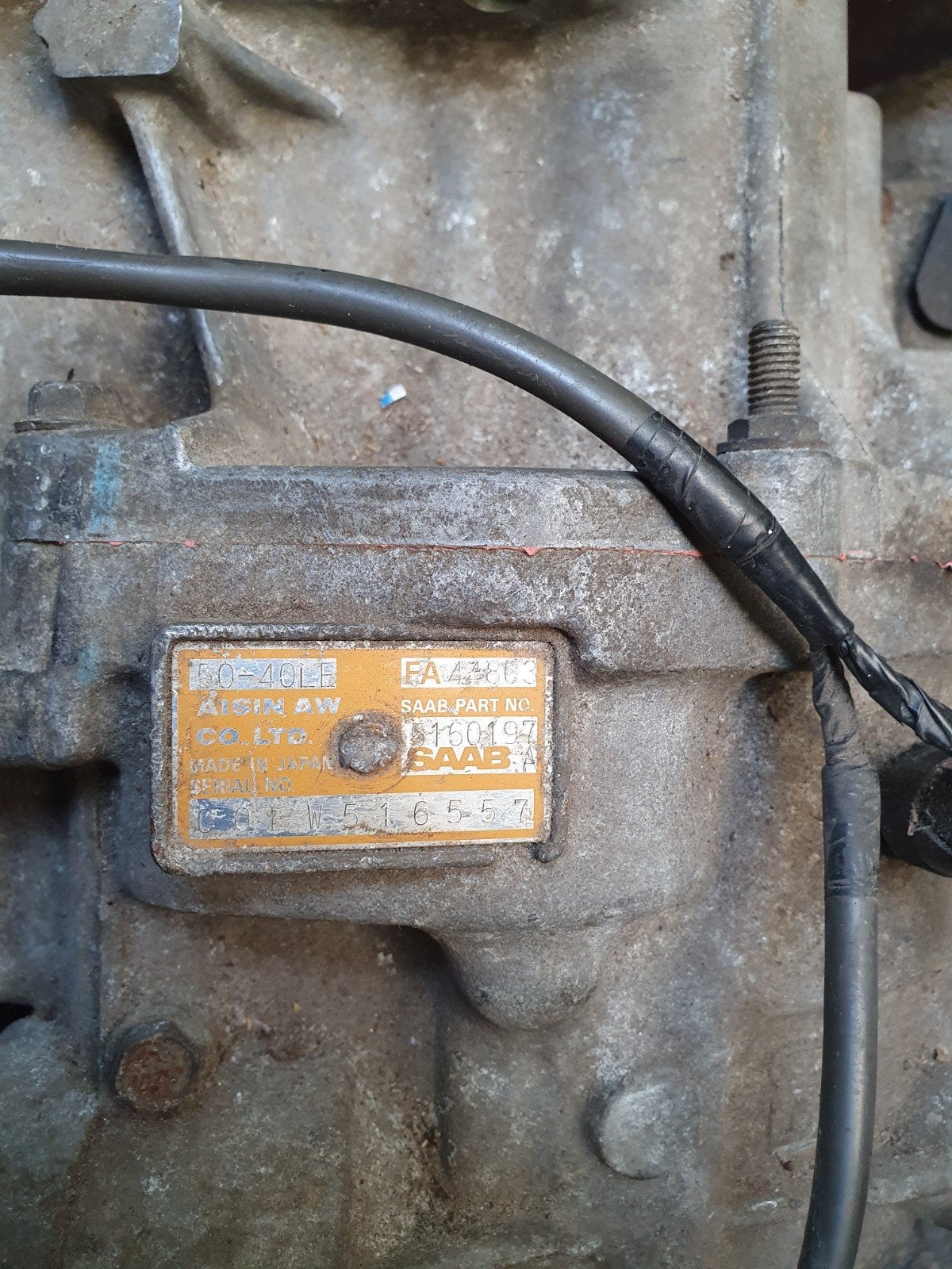 Saab EA4X03 Aisin AW 50-40LE Automatische Versnellingsbak, Ophalen, Gebruikt, Saab