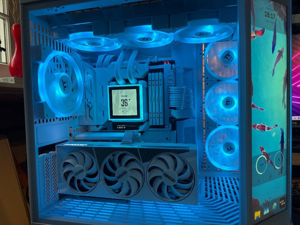 High end witte game PC, 14900K, RTX 5080, 64Gb, Formula, 3TB, Ophalen, 64 GB of meer, Intel Core i9, Zo goed als nieuw