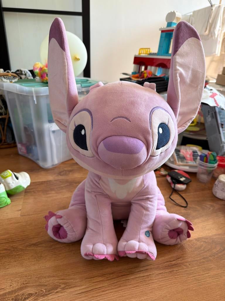 Grote Roze Angel Knuffel van Lilo & Stitch, Disney, Overige typen, Ophalen of Verzenden, Zo goed als nieuw