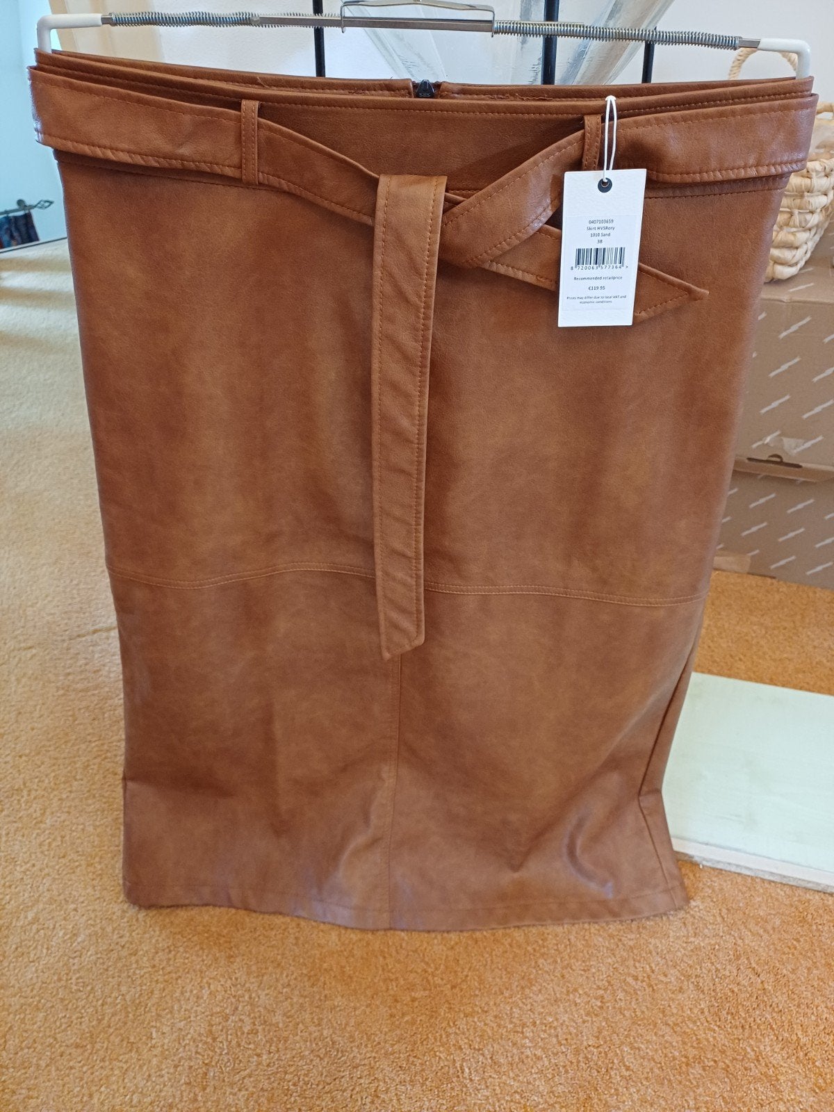leder look rok nieuw, Kleding | Dames, Ophalen of Verzenden, Nieuw, Zwart, Boven de knie