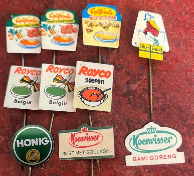 10 speldjes California Royco Koen Visser Honig Blue Band, Ophalen of Verzenden, Zo goed als nieuw, Overige onderwerpen