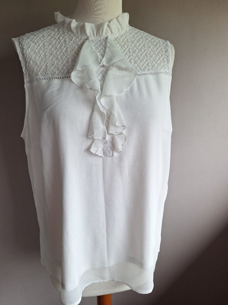 Nieuwe off white stretch top van Tramontana, maat XL, Kleding | Dames, Tops, Tramontana, Wit, Maat 46/48 (XL) of groter, Nieuw