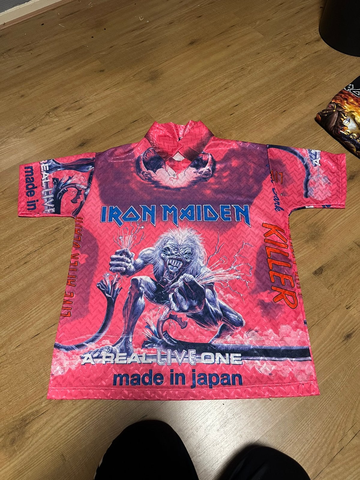 Iron Maiden vintage Jersey A Real Live One, Ophalen of Verzenden, Zo goed als nieuw, Kleding