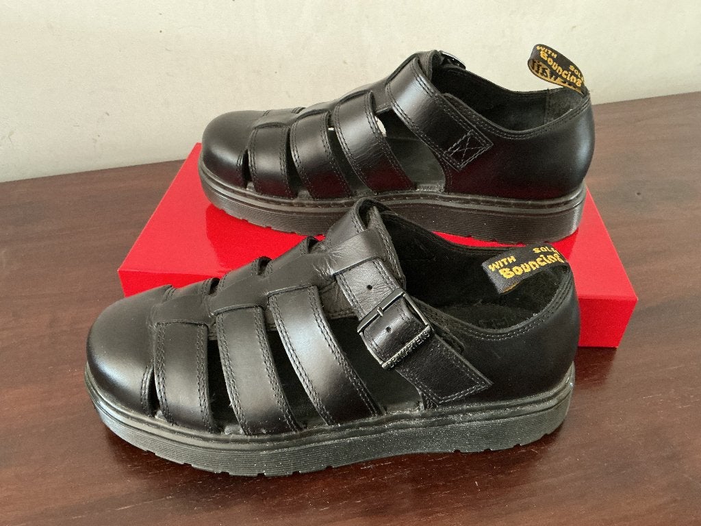 Stoere Doc Martens Vibal sandalen, Zwart, Nieuw, Doc Martens, Sandalen of Muiltjes