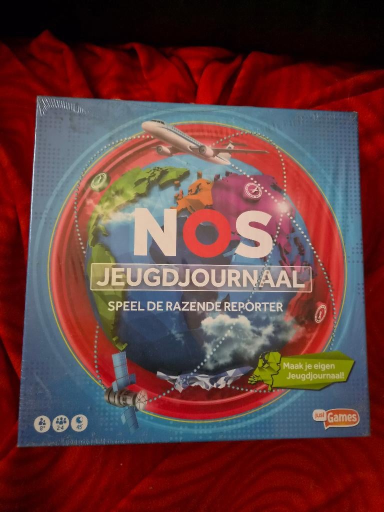Jeugdjournaal. NIEUW Speel de razende reporter., Drie of vier spelers, Ophalen of Verzenden, Nieuw, Just Games