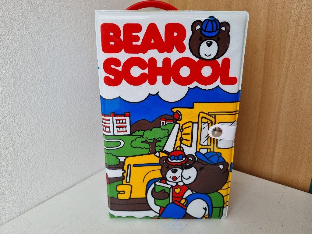 Zeer zeldzaam Vintage Bear School Speel Set Jumbos jaren 80, Verzamelen, Beren en Cherished Teddies, Verzenden, Zo goed als nieuw