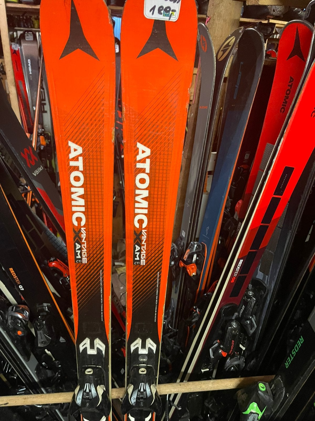 173 cm ATOMIC VANTAGE CTI ALL MOUNTAIN CARVE SKIS GEVOERDERD, 160 tot 180 cm, Ophalen of Verzenden, Zo goed als nieuw, Carve