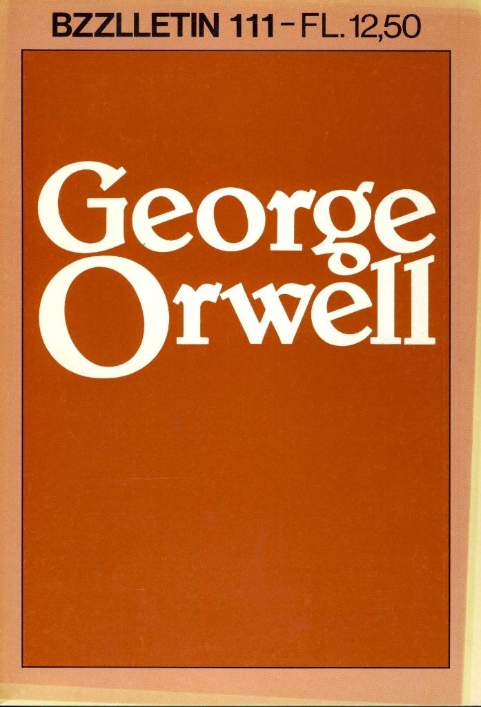 Bzzlletin 111 - George Orwell, Boeken, Literatuur, Gelezen, Bzzlletin, Ophalen of Verzenden, Nederland