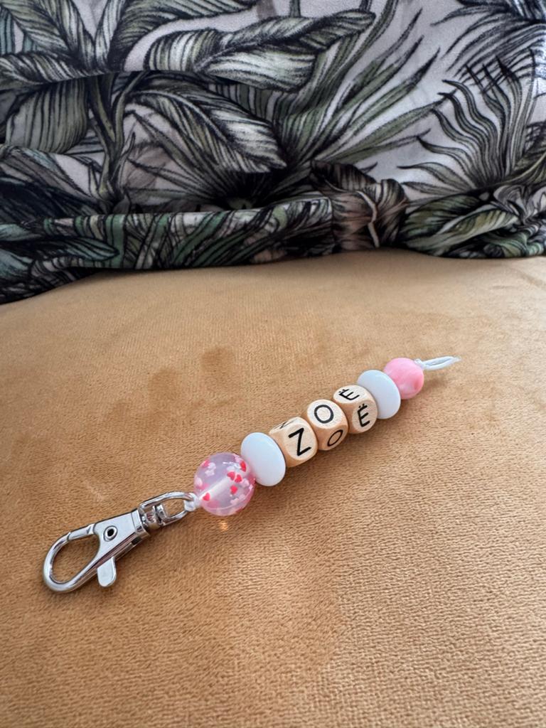 Gepersonaliseerde sleutelhanger met naam 'ZOË', Ophalen of Verzenden, Nieuw