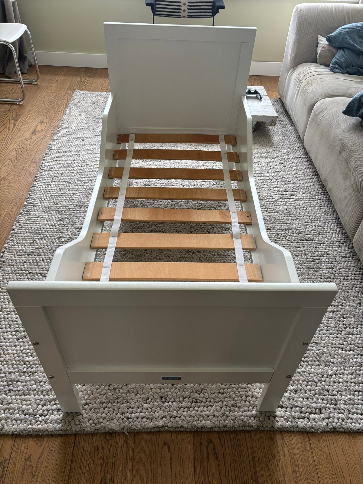 Bopita kinderbed 150x70 - opnieuw geverfd, Ophalen, Gebruikt, Wit, 190 cm of minder