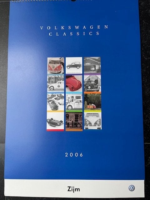 Kalender Volkswagen Classics 2006, Verzenden, Maandkalender, Nieuw