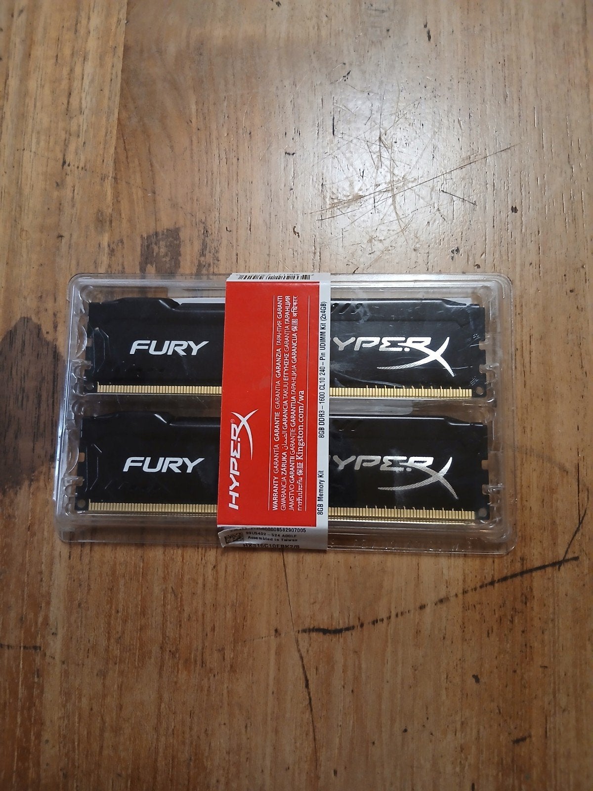 HyperX FURY 8GB DDR3 RAM Geheugenkit (2x4GB) 1600MHz, Computers en Software, RAM geheugen, 17600 Newhope Street, Fountain Valley, CA 92708, USA