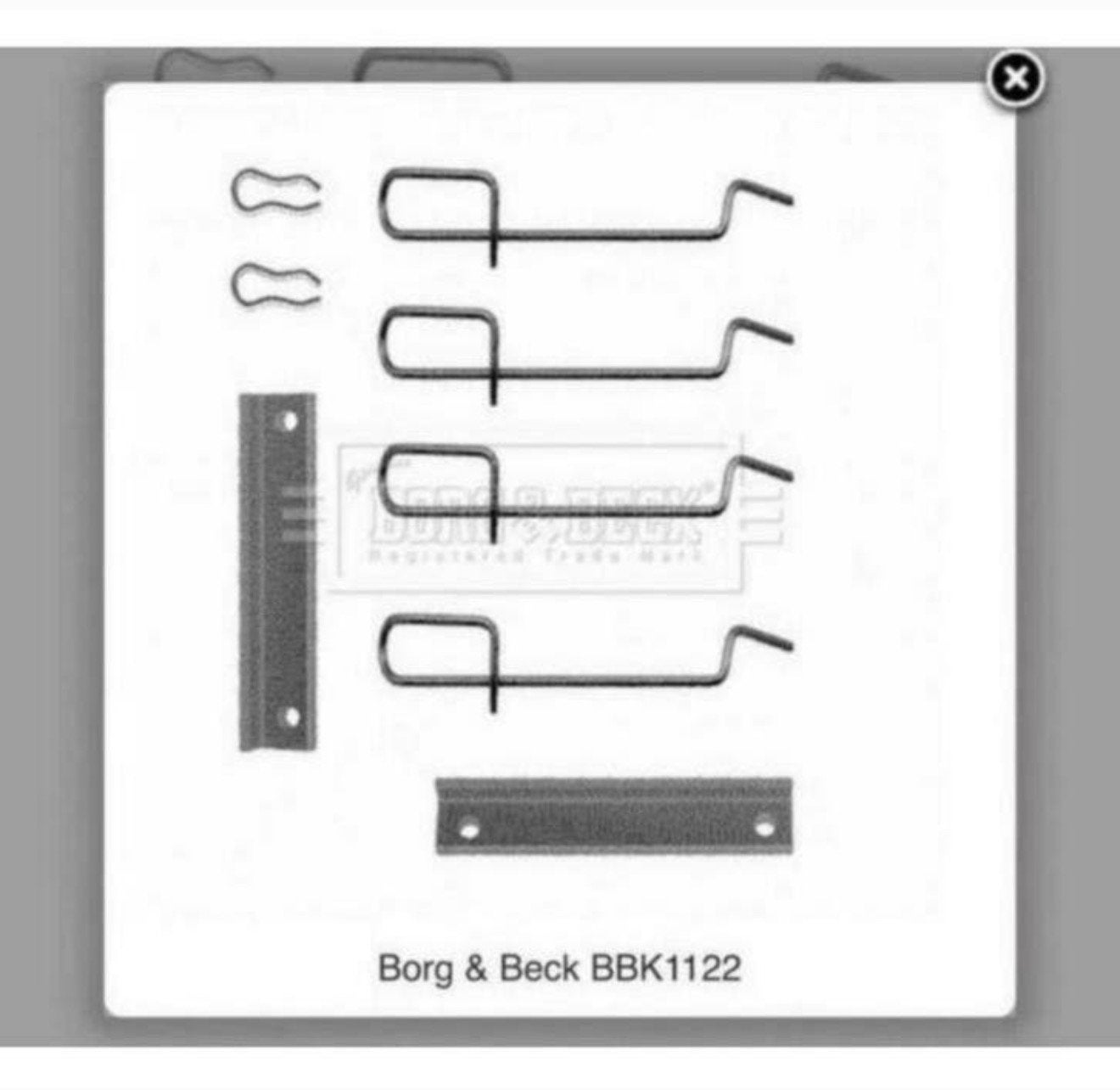 Remklemmen rem clip Citroen SAXO Peugeot 205 305 309 405 505, Ophalen of Verzenden, H, H, H