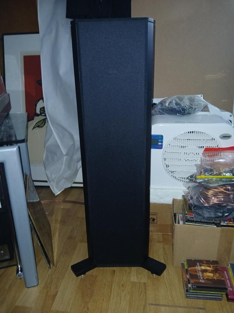 Driade Model 22 Vloerstaande Luidsprekers - Made in Holland, Audio, Tv en Foto, Luidsprekers, Gebruikt, 60 tot 120 watt, Front, Rear of Stereo speakers