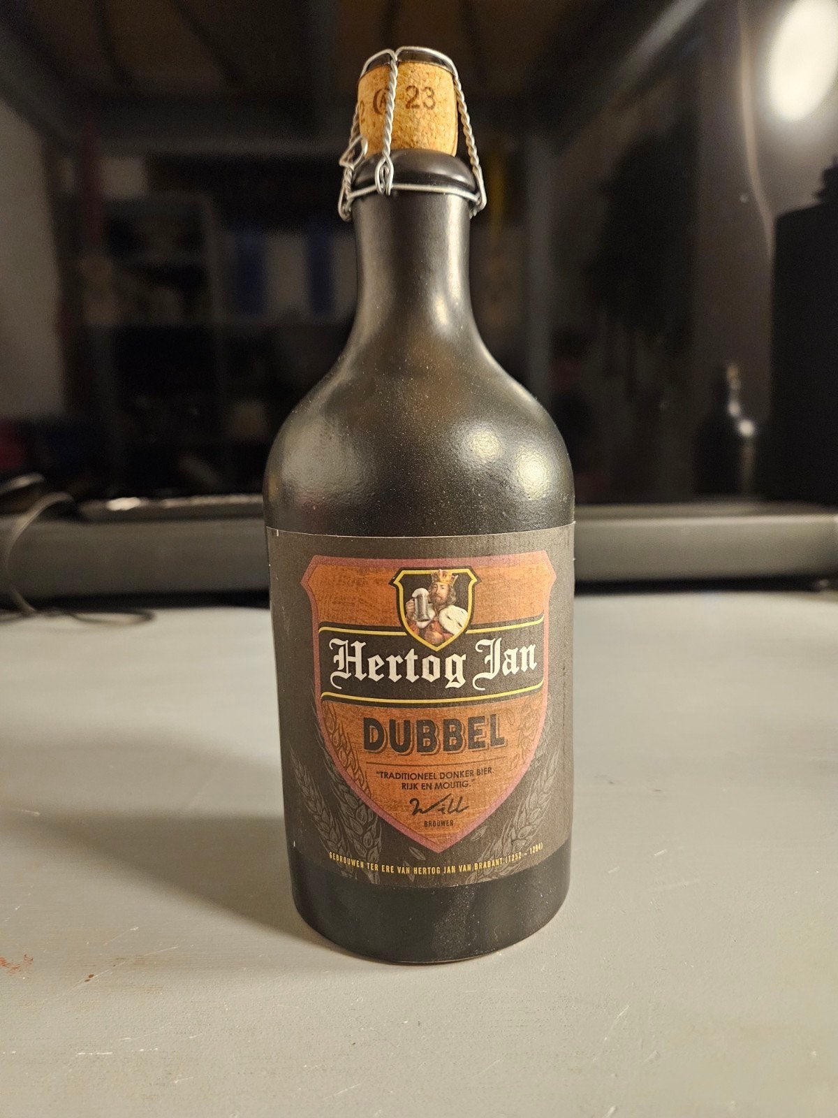 Hertog Jan Dubbel Jaargang 2023 - Altijd goed bewaard!, Verzamelen, Ophalen of Verzenden, Nieuw, Flesje(s), Hertog Jan