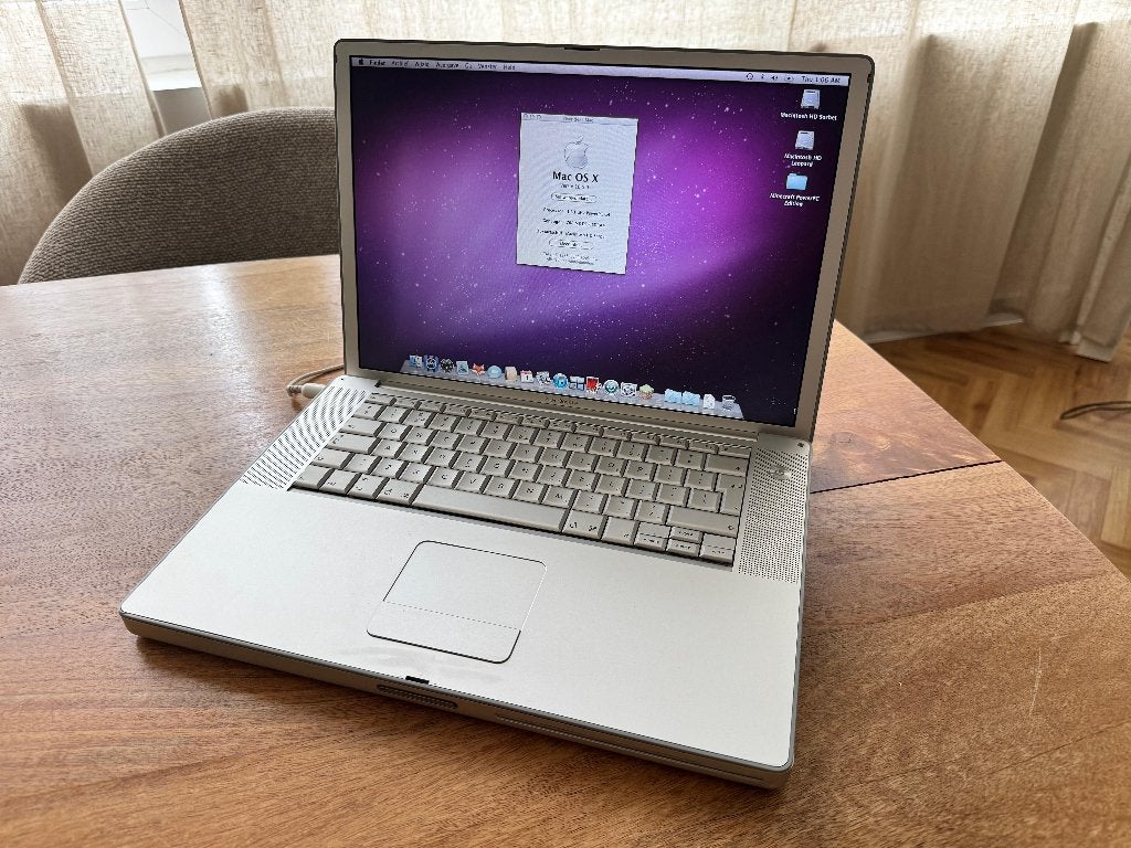 Apple PowerBook G4 Sorbet Leopard Vintage, Computers en Software, Ophalen of Verzenden, Apple