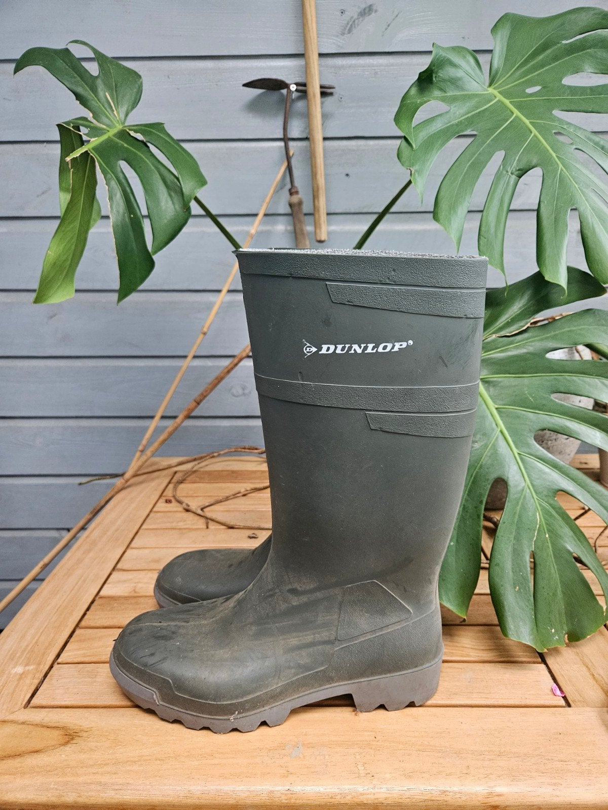 Dunlop regenlaarzen mt 44, Ophalen, Zo goed als nieuw