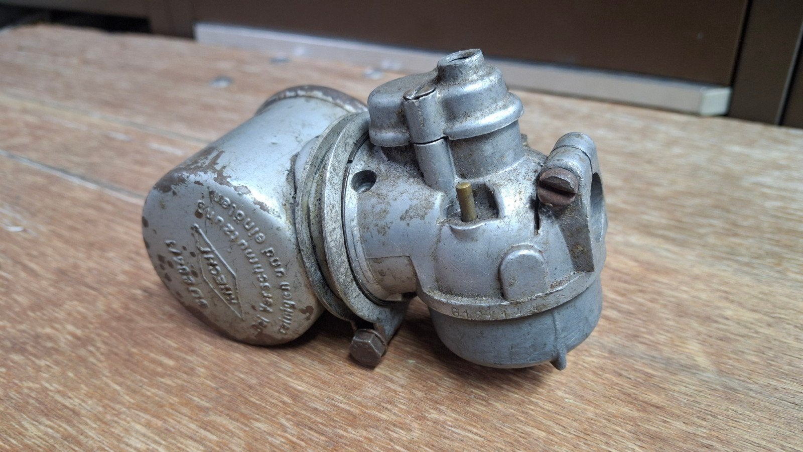 Pallas carb.  G12/144 voor JLO G50 met Knecht luchtfilter, Ophalen of Verzenden, Gebruikt, Carburateur, Overige merken