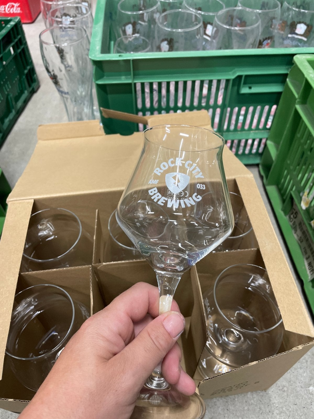 Nieuwe Rock City Brewing bierglazen - Amersfoort, Ophalen, Nieuw