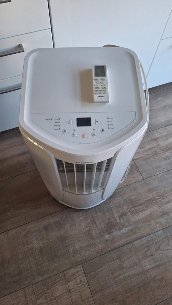 Gree Mobiele Airco met Afstandsbediening - Zo goed als nieuw, Minder dan 60 m³, 3 snelheden of meer, Ophalen of Verzenden, Zo goed als nieuw