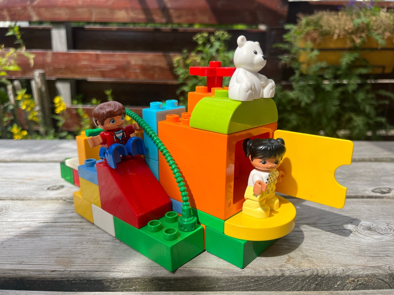 Duplo speelset met figuren en dieren, Inclusief minifiguren, Gebruikt, Ophalen of Verzenden, Duplo