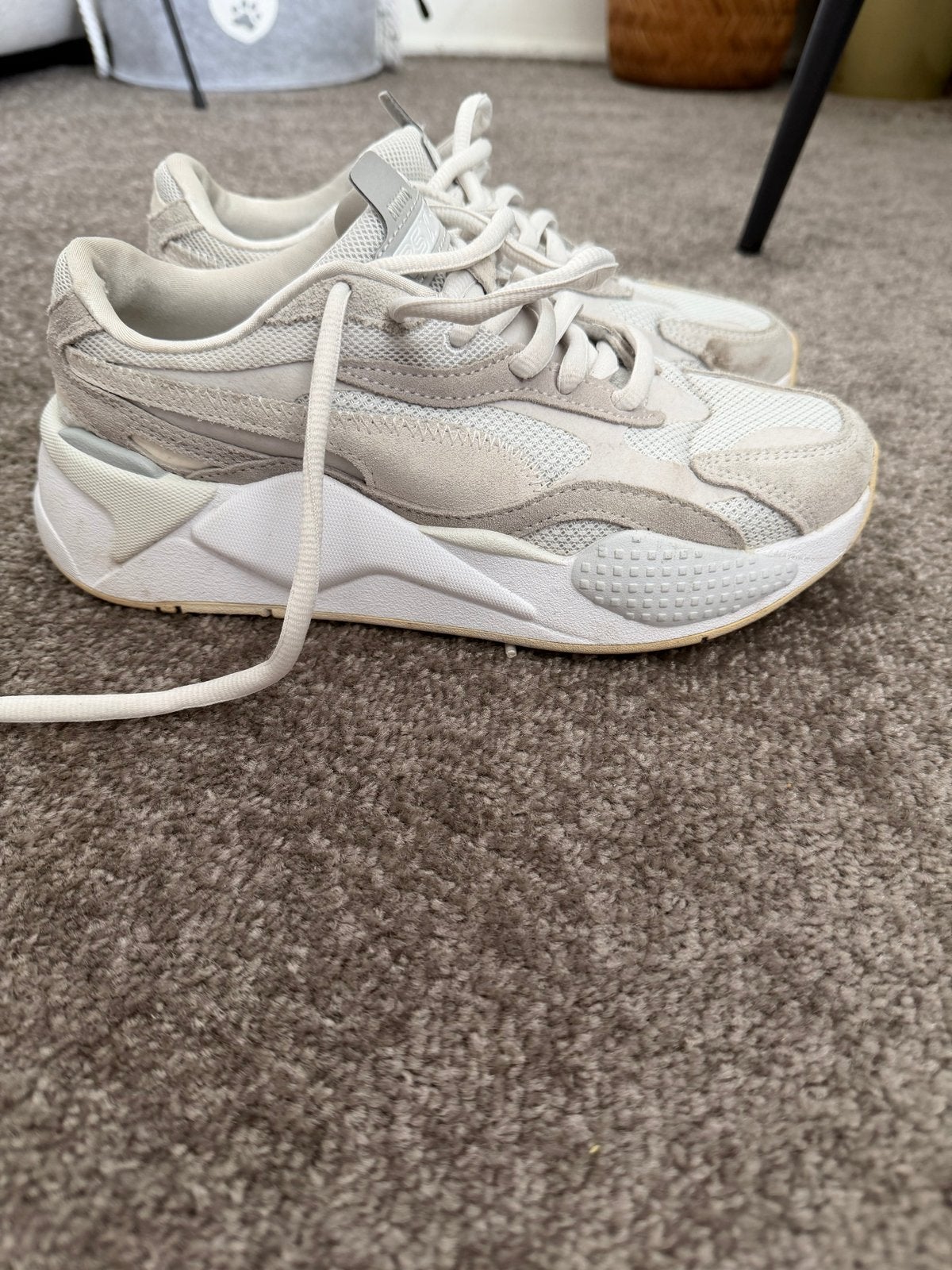 Puma RS-X sneakers - Maat 38, Ophalen of Verzenden, Gedragen, Wit, Sneakers of Gympen