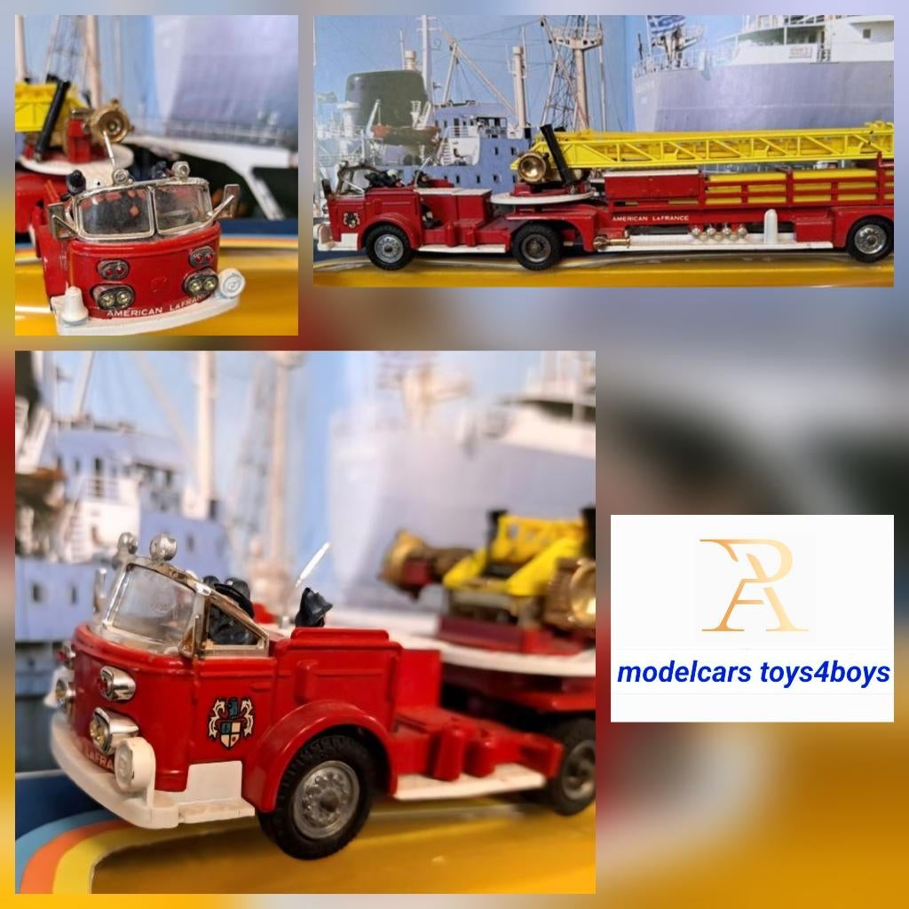 Corgi 1143 LaFrance American Cab Arial Rescue Truck  1/43, Verzenden, Zo goed als nieuw, Bus of Vrachtwagen, Corgi