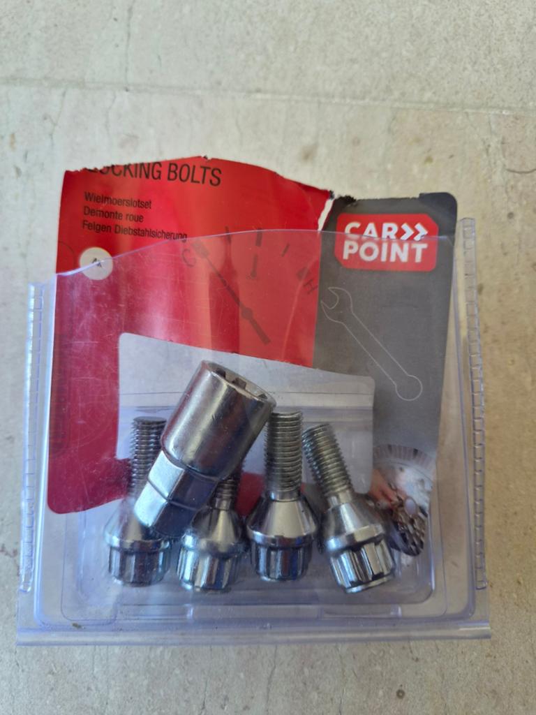 CarPoint Anti-diefstal Wielbouten Conisch M12x1,5x26mm, Ophalen of Verzenden, Nieuw