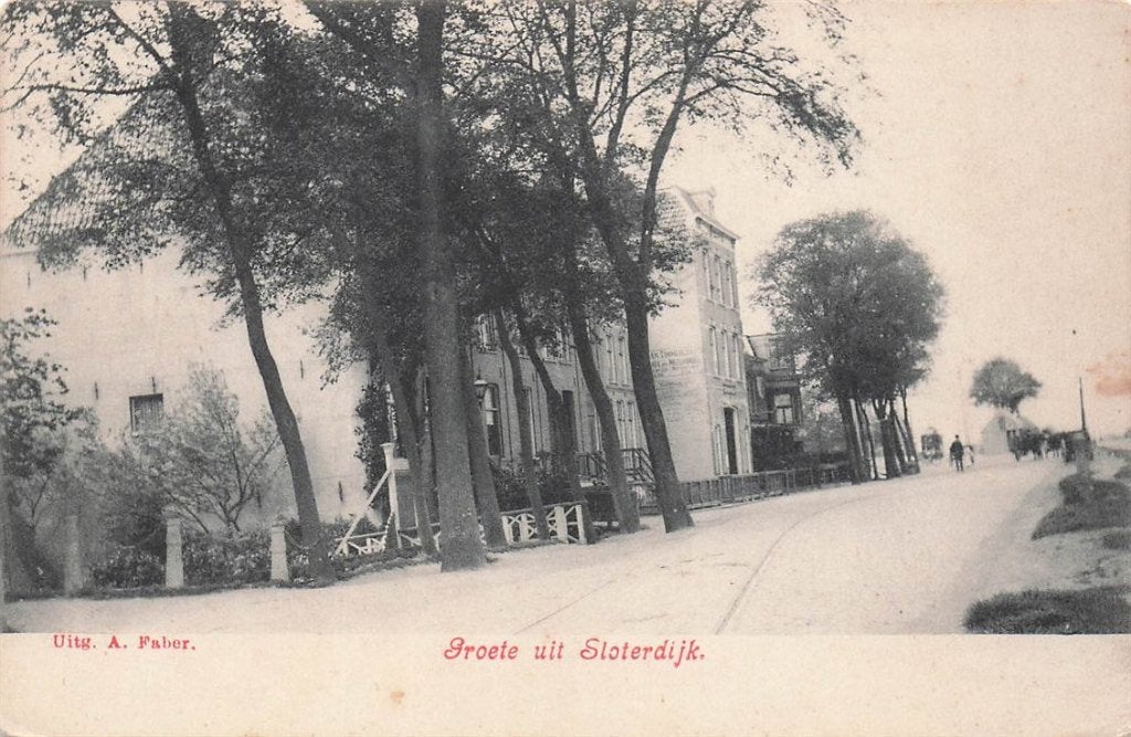 702-496-005 Groete Uit Sloterdijk, Verzamelen, Verzenden, Voor 1920, Noord-Holland