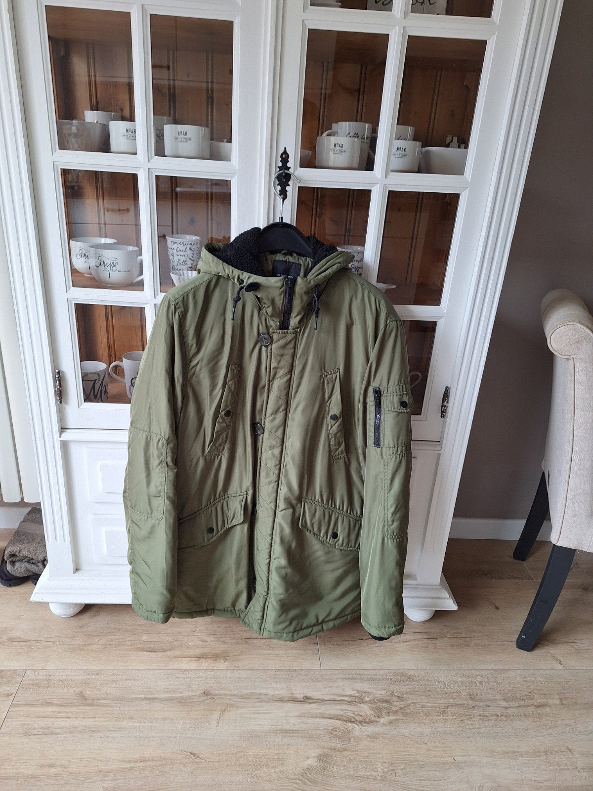 TE KOOP: Winterherenjas, parka, Maat 56/58 (XL), Ophalen of Verzenden, Zo goed als nieuw, Clockhouse