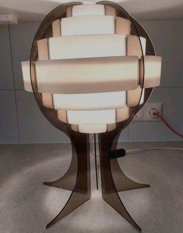Vintage 1960 Preben Flemming Brylle jacobson space age lamp, Ophalen of Verzenden