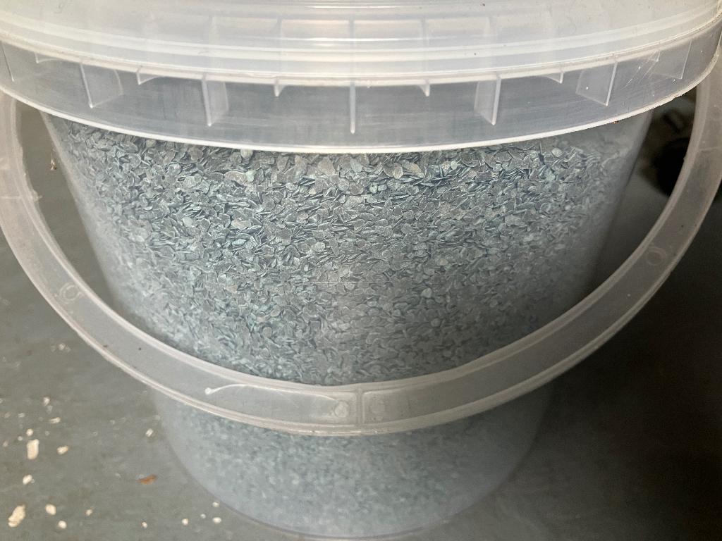 Leislag 4 kg, Doe-het-zelf en Verbouw, Dakpannen en Dakbedekking, Ophalen, Steen of Klei, Zwart, Nieuw