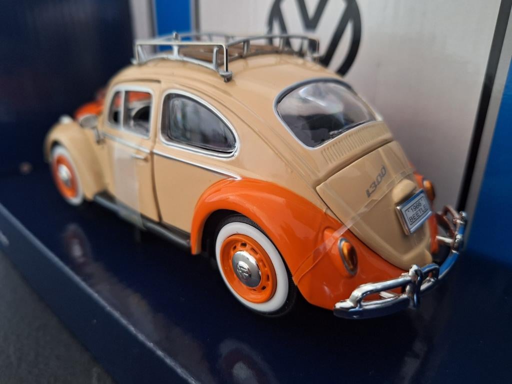 Volkswagen Kever 1966 Schaal 1:24, Nieuw, Ophalen of Verzenden, Motormax, Motormax