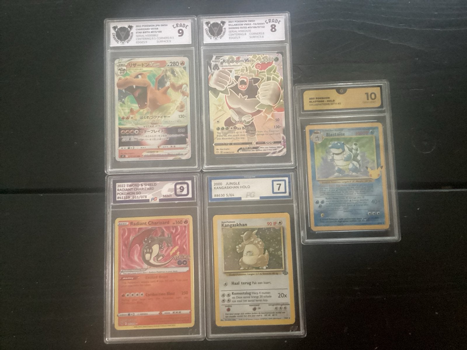 Diverse Graded Pokémon Kaarten, Ophalen of Verzenden, Gebruikt, Meerdere kaarten