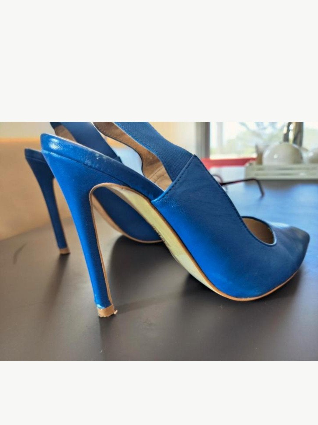 Karen Millen sandalen maat 38 als nieuw, Ophalen of Verzenden, Zo goed als nieuw, Blauw, Sandalen of Muiltjes
